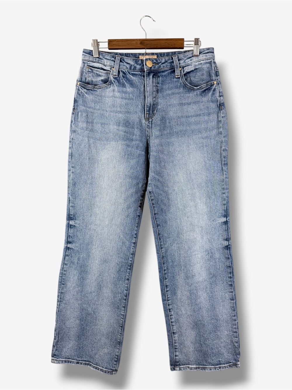 Kut from the Kloth Sienna Wide Leg Jeans Size 8 High Rise Medium Wash Denim
